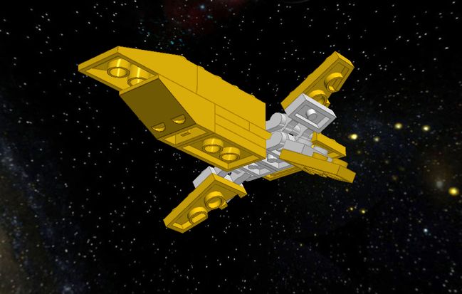 Talarian War Ship - LXF Star Trek by Amos